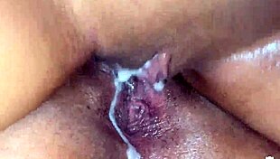 khalessi69's wet pussy gets creamy tribbing and scissoring with big clit rubbing