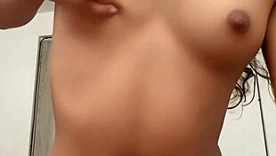 there’s this sexy petite 18+ latina, so eager for a hard cock in her homemade clip.