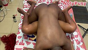 romantic homemade missionary sex with big natural tits 😍