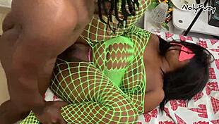 Boyfriend Desperately Fucks Tight Pussy in Rainy Weather