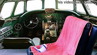 preview of a daring blowjob in the cockpit