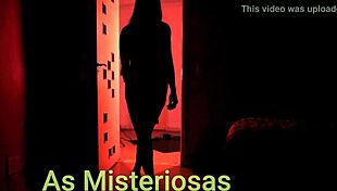 Brazilian milf with big tits in pov gonzo series, second episode of the mysterious masked horny women