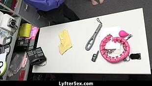 mackenzie mace tries to steal some weird exercise equipment