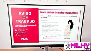 Bosses Pound New Latina Secretaries' Big Asses In Intense Orgy Doggy Style.