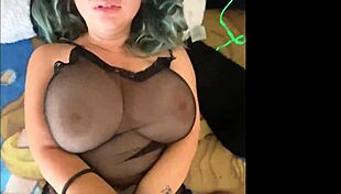 Morning sex with big bouncing tits lover