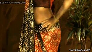 Sweet indian milf dances erotically nude teasing and undressing in sensual striptease