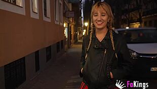 Beautiful young woman leaves sugar daddy for big cock fuck