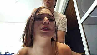 Anal Wife Sucks And Vomits On Huge Cock For Ass Fucking