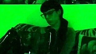 beth kinky sexy goth domina smoking in green light pt1 hd