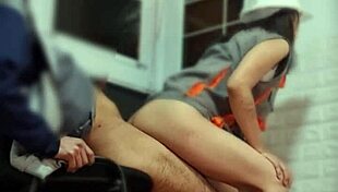 Hidden cam captures intense fuck with Mexican architect Nataly in public