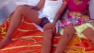 Indian village couple caught in steamy homemade pounding action