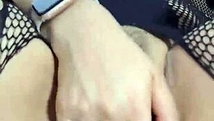 Blonde With Big Tits and Hairy Pussy Talks Dirty During Anal