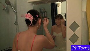 Kveta And Nikola Enjoy Bathroom Shower Bathing