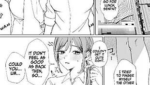 junior teaches vaginal climax in anime lesbian scene