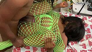 Boyfriend Desperately Fucks Tight Pussy in Rainy Weather