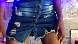 Horny Young 18+ Teasing Tight Pussy In Dress!