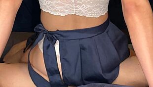 COLEGIALA CULONA MOANS LOUD in First-Time Wild Ride!