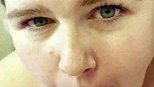 Contrasting Beauty Sexy BBW Poppy Cohen Sucking Big Cock In POV