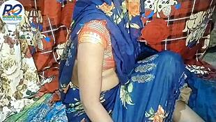 desi rashi aunty in hospital roleplay lifts saree and fingers patient