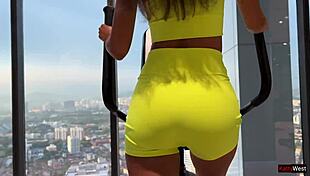 Fit Girl Has Sex After Training and Wants Cum on Her Face for Cumwalk