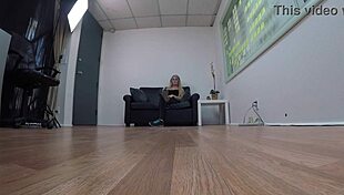 I suck and gag on cock in Samantha's milf casting pov.