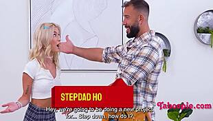 टिनी टैबूपी लड़की वाइल्ड सीन में 10+ इंच का सामना करती है