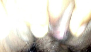 Wow, her first tight pussy play led to a wet creampie explosion! 💦