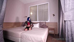 bro fucked skinny girl at home with licking and face fucking