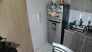 Brunette brithany dominated by horny thief at home