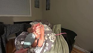 Why does the CEO tickle and lick secretary’s sexy nylon soles?