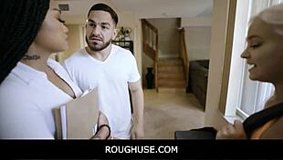 Roughuse - Teen Shows Stepdad Her New Friend Lina Flex Bella Jane