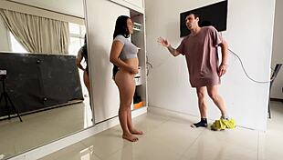 i picked my stepsister's panties and fucked her hard, so wet and sexy 😍