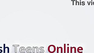 young student teases her older teacher with big natural tits, then sucks and swallows his cum at home