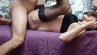 milf with beautiful ass riding and getting anal in homemade porno