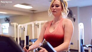 And then I met her at the gym for lesbian fun.