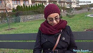 public agent tempts afghan beauty for cash fuck with big cock