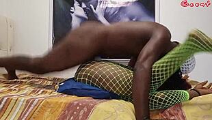 Steamy makeup sex with ex-girlfriend leaves her wet pussy swollen. Nothing beats pounding her hard in missionary.