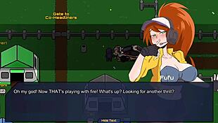 fucking yoni's ass while watching yuri futanari threesome