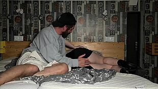 my boyfriend's friend fucked me during the afterparty while everyone was partying, with his monster cock in my pussy and ass