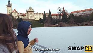 hey, ever seen a kinky couple share a hot girl in a wild threesome?