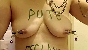 feeling humiliated in outdoor slave session with toys