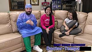 Neighbor's First Gyno Exam Turns into Anal Teasing with Alix Avery