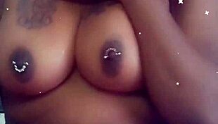 Blackvelvet is riding anal with ebony slut