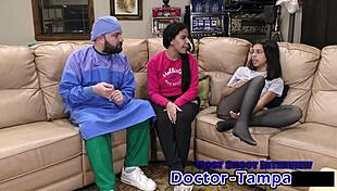 Neighbor's First Gyno Exam Turns into Anal Teasing with Alix Avery