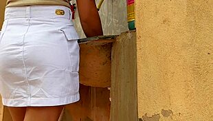 the maid got wet on the sink edge, i fucked her pussy and came inside