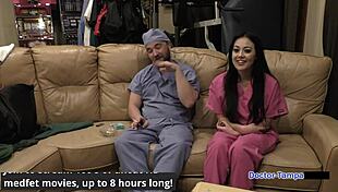 Dr Tampa experiments on Blaire Celeste backstage 😲