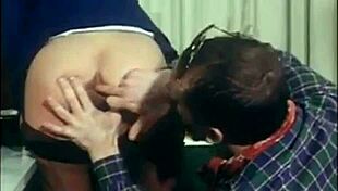 A secretary got her mouth full of cock and ass fucked