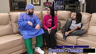 Neighbor's First Gyno Exam Turns into Anal Teasing with Alix Avery