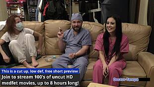 Dr Tampa experiments on Blaire Celeste backstage 😲