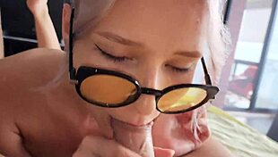 Horny Student Comes To Teacher's House For Excellent Blowjob From Cute Teen 18+ Girl